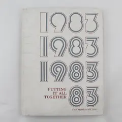 Class of 1983 McMinnville High School McMinnvillian Yearbook Oregon Vol 71
