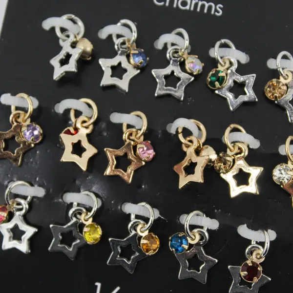16‑Piece Star & Stone Charms by Hildie & Jo, 2024 #2010-3503 New 