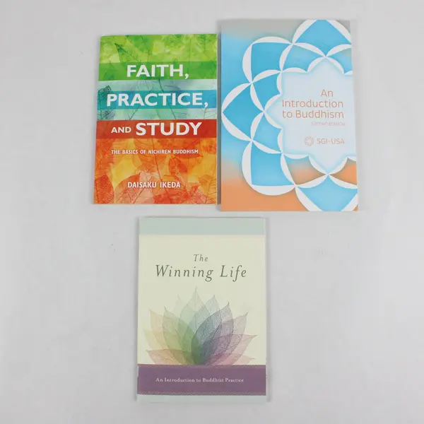 Lot of 3 Books Introduction & Study of Buddhist Practice & Buddhism 2016-2018 PB