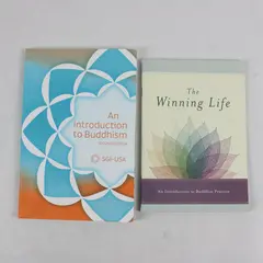 Lot of 2 The Winning Life & An Introduction to Buddhism PB Books