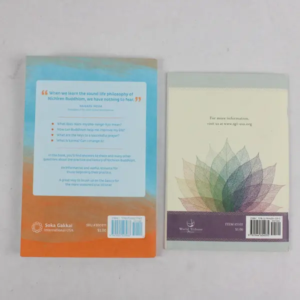 Lot of 2 The Winning Life & An Introduction to Buddhism PB Books