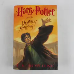 Harry Potter And The Deathly Hallows J K Rowling 2007 HC DJ 1st Edition Good