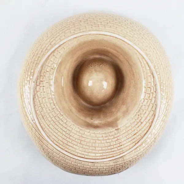 Vintage 1986 Whittier Pottery Sombrero Chips and Salsa Serving Bowl FLAW