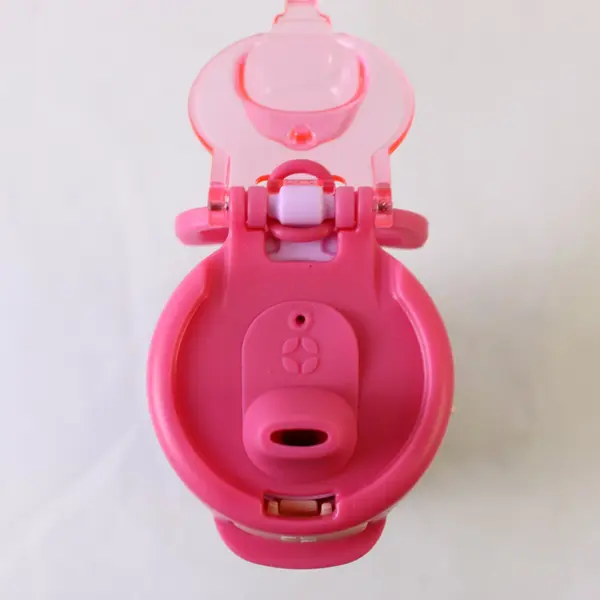 Ello Pop & Fill Strawberries Pink 18oz Straw Bottle