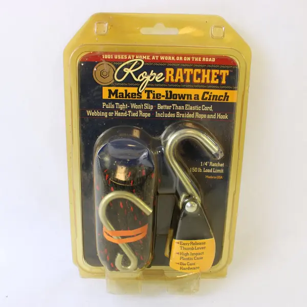 Rope Ratchet 10010 Hook 8 Ft Polypropylene Rope Grow Light Hanger