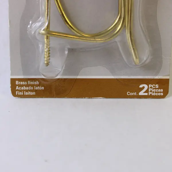 Vintage National Hardware V161 Wire Coat & Hat Hooks 2-Pack NOS