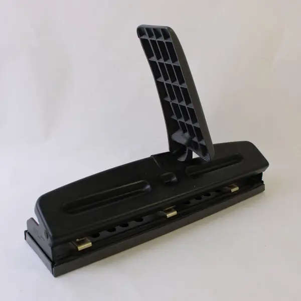 ACCO Heavy Duty Adjustable 3 Hole Paper Punch Lever Handle 74030