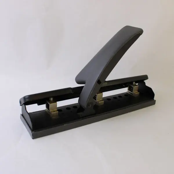 ACCO Heavy Duty Adjustable 3 Hole Paper Punch Lever Handle 74030