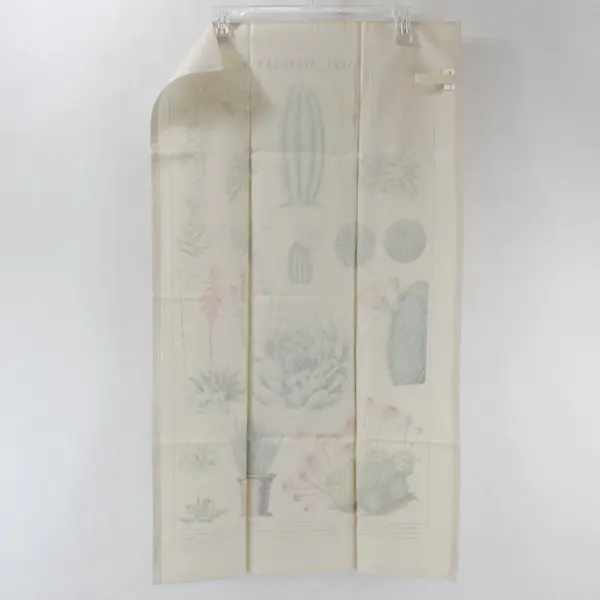 NWT Cavallini & Co. Vintage Tea Towel - Succulents - 100% Natural Cotton