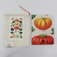 NWT Cavallini & Co. Vintage Tea Towel - Vegetables - 100% Natural Cotton