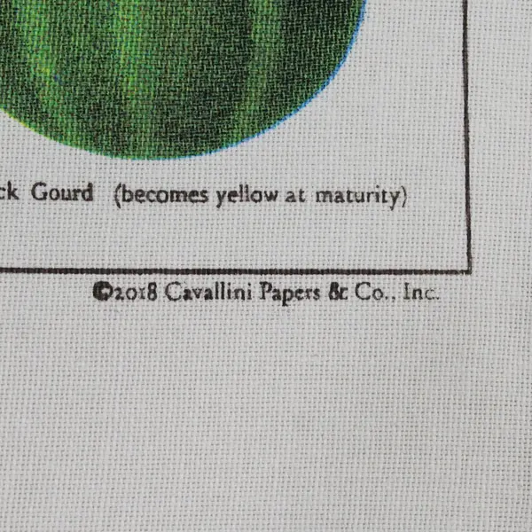 NWT Cavallini & Co. Vintage Tea Towel - Vegetables - 100% Natural Cotton