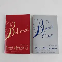 Lot of 2 Toni Morrison Novels Beloved 2004 The Bluest Eye 2007 Paperback