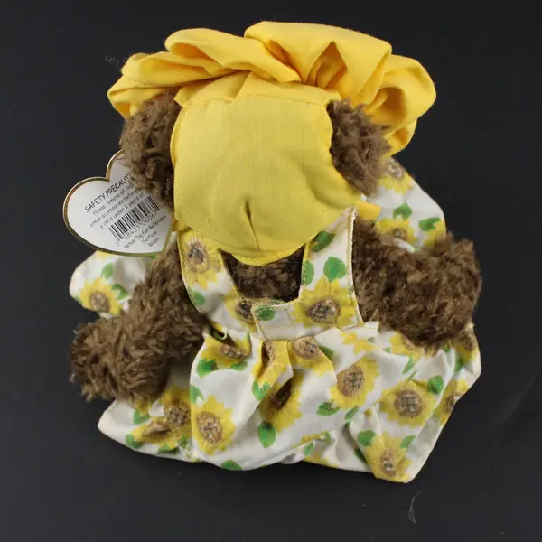 Ty The Attic Treasures Susannah Sunflower Bear Jointed Plush Tag Errors