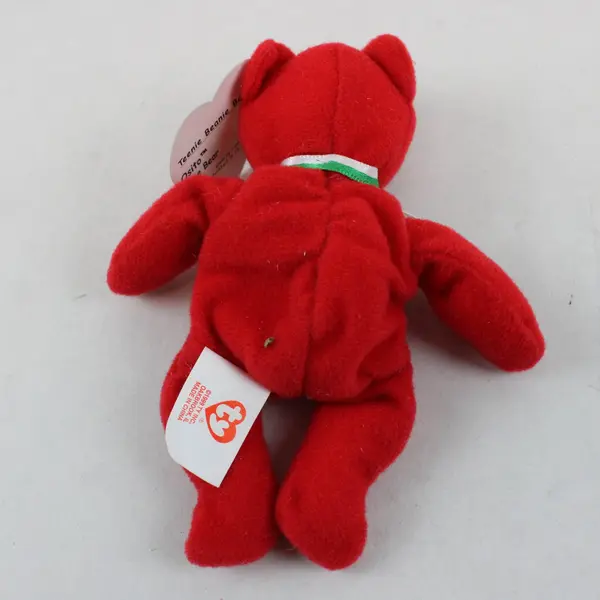 Lot of 2 Ty Teenie Beanie Babies Strut Rooster Osito Bear Tag Errors