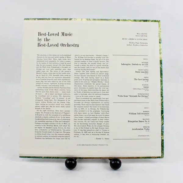 Boston Pops /Arthur Fiedler – Music America Loves Best 12" Vinyl Record