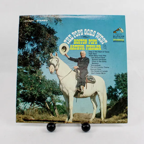 Boston Pops Arthur Fiedler The Pops Goes West RCA Victor LSC-3008 12" LP