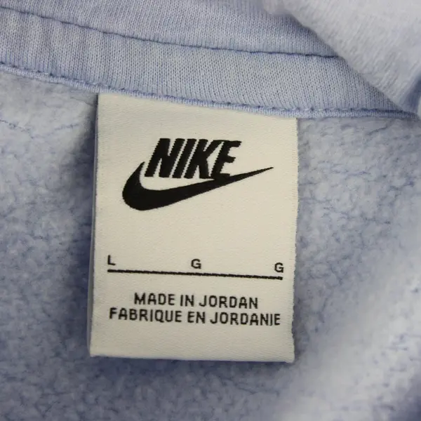 Nike Sportswear Purple Lavender Fleece Pullover Hoodie Women's L