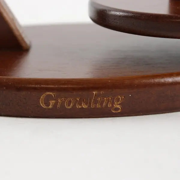 Growling Magnetic Wooden Yarn Holder for Crocheting Knitting Rotating