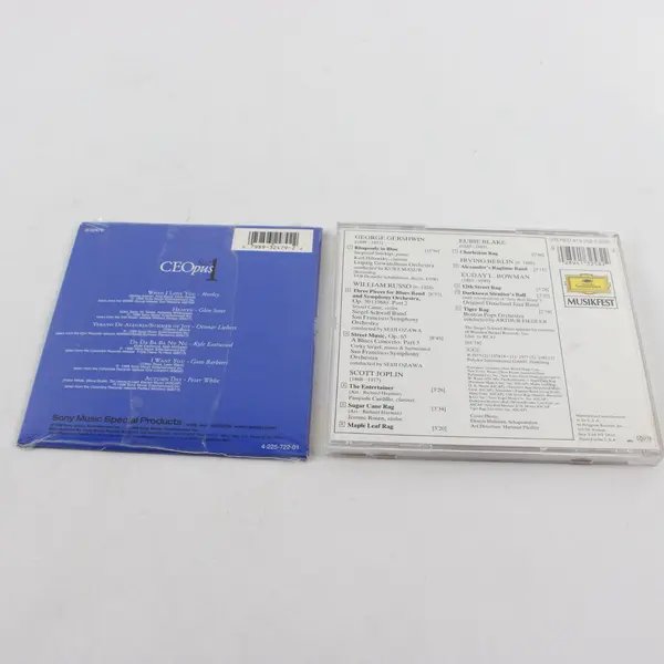 Lot of 2 CDs CEOpus No. 1 Sealed Rhapsody in Blue Ragtime Classics