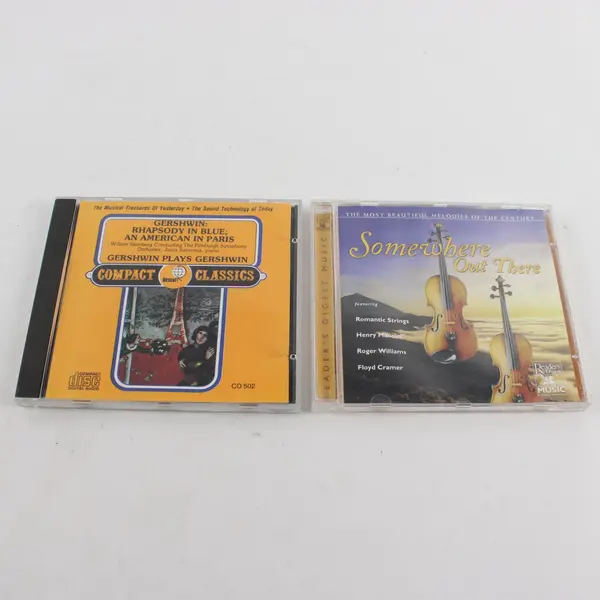 Lot of 2 CDs Gershwin Rhapsody in Blue & Reader's Digest Somewhere Out There