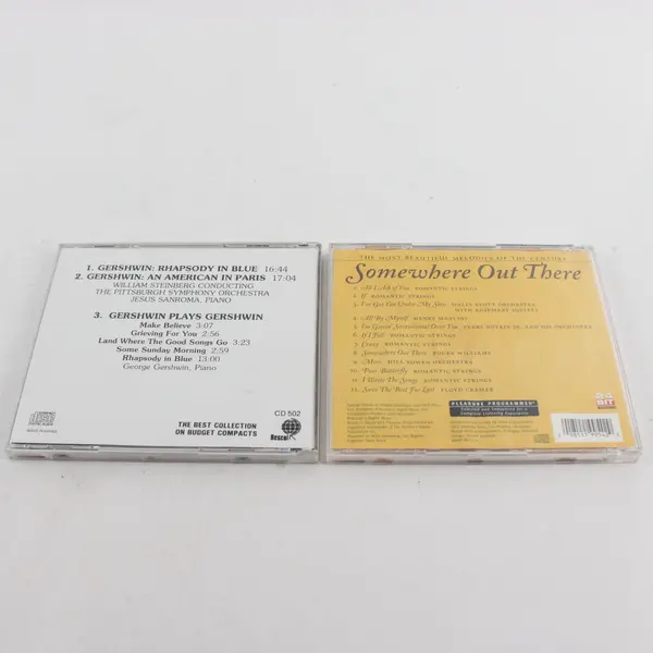Lot of 2 CDs Gershwin Rhapsody in Blue & Reader's Digest Somewhere Out There