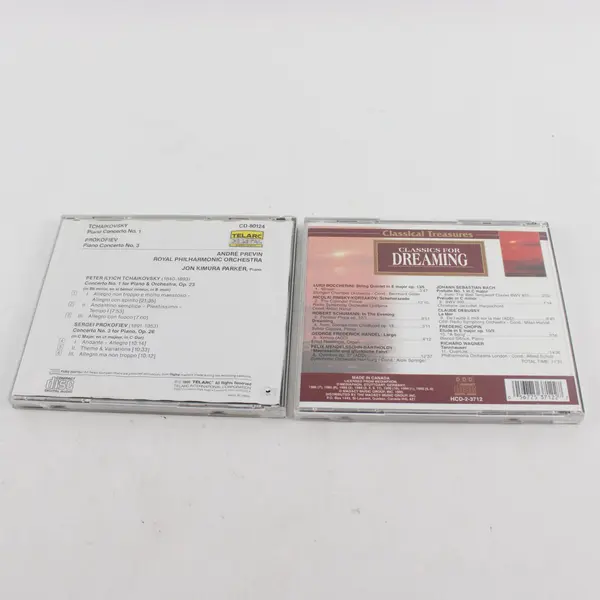 Lot of 2 Classical CDs Tchaikovsky Prokofiev Classics for Dreaming