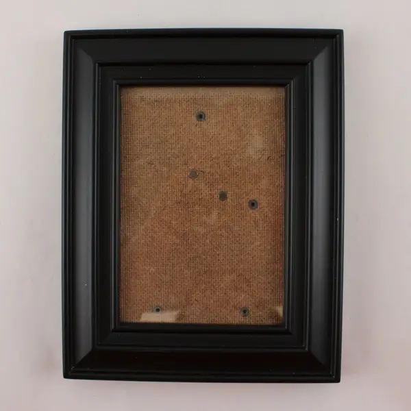Black Wooden 5x7 Rectangle Picture Frame with Stand