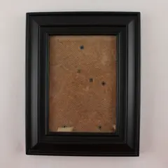 Black Wooden 5x7 Rectangle Picture Frame with Stand