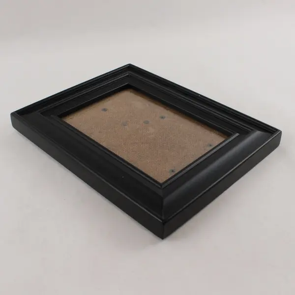 Black Wooden 5x7 Rectangle Picture Frame with Stand
