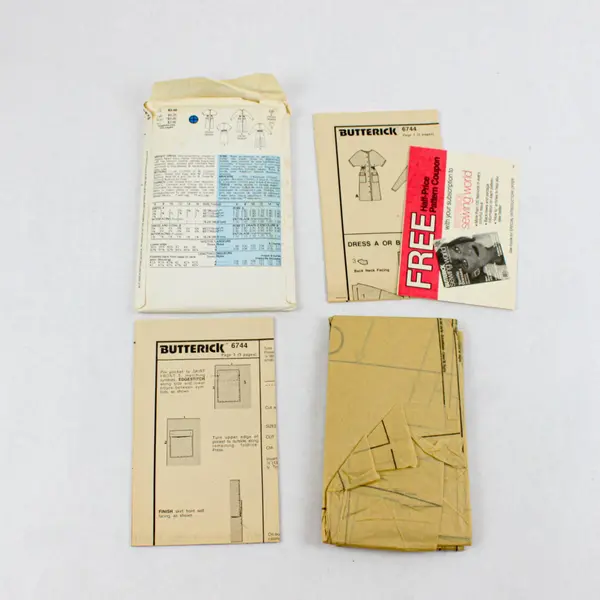 Lot of 3 Butterick Sewing Patterns As-Is 4800 6744 6332