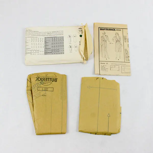 Lot of 3 Butterick Sewing Patterns As-Is 4800 6744 6332