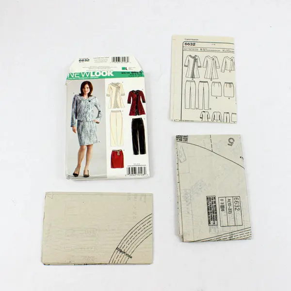 Lot of Three sewing Patterns as is: New Look 6273, and 6632 and McCall's 5358