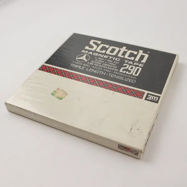Scotch 290 Reel to Reel 1/4in x 3600ft Blank Audio Tape 7in