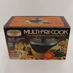 Vintage Nordic Ware Electric Multi-Fri-Cook Deep Fryer Open Box