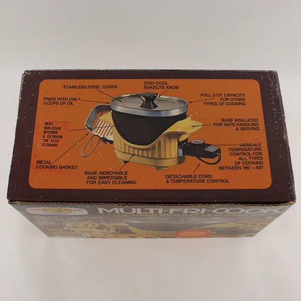 Vintage Nordic Ware Electric Multi-Fri-Cook Deep Fryer Open Box