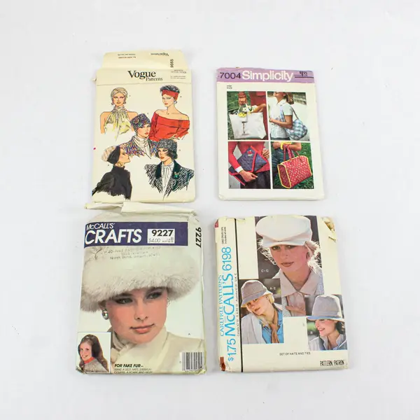 Sewing Patterns: McCall's 6198 & 9227, Vogue Patterns 9665, and Simplicity 7004