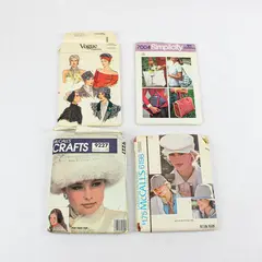 Sewing Patterns: McCall's 6198 & 9227, Vogue Patterns 9665, and Simplicity 7004