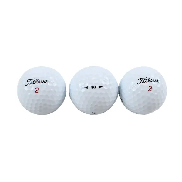 Two Open boxes of 505009 Titleist NXT Tour/Distance Golf balls - 3 per pack. 