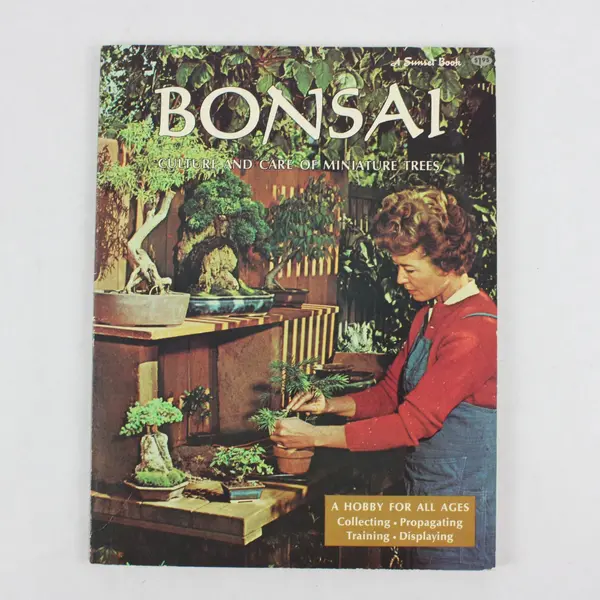 Vintage Sunset Book Bonsai Culture and Care of Miniature Trees 1973