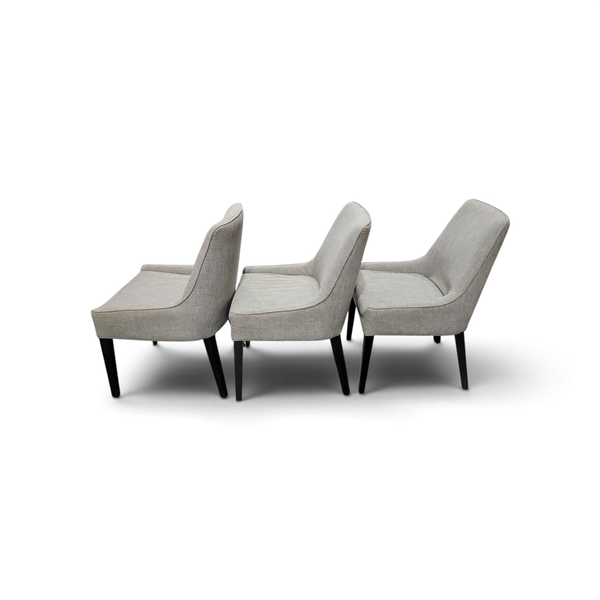 Set of 3 Macy's Everly II Upholstered Round Back Dining Chairs - Local Pickup
