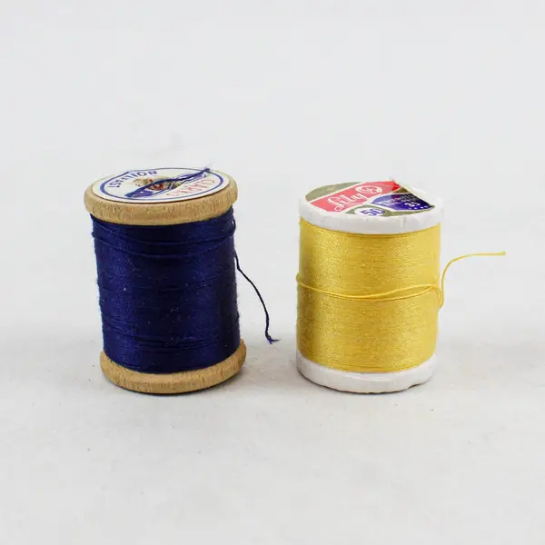 Lot of 8 Sewing Thread Spools Assorted Colors Craft Mending