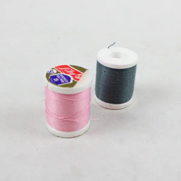 Lot of 9 Sewing Thread Spools Assorted Colors Pre-Owned