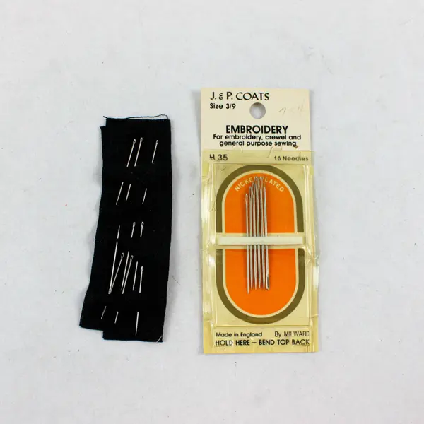 Vintage J&P Coats Milward Embroidery Hand Needles Lot