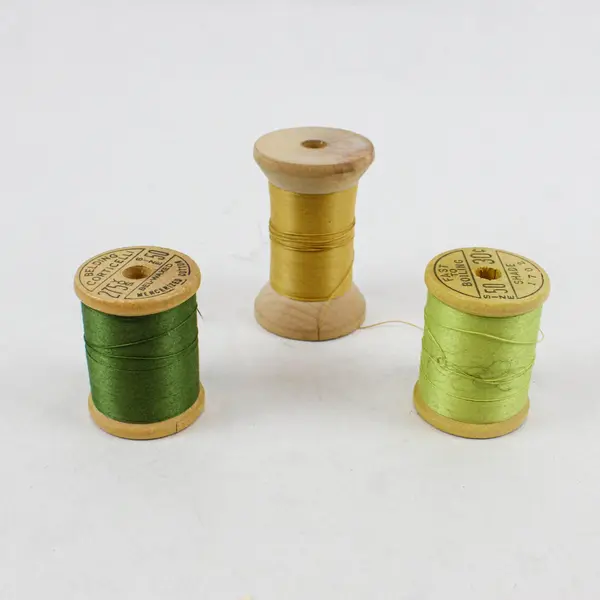 Lot of 7 Sewing Thread Spools Assorted Colors Pre-Owned