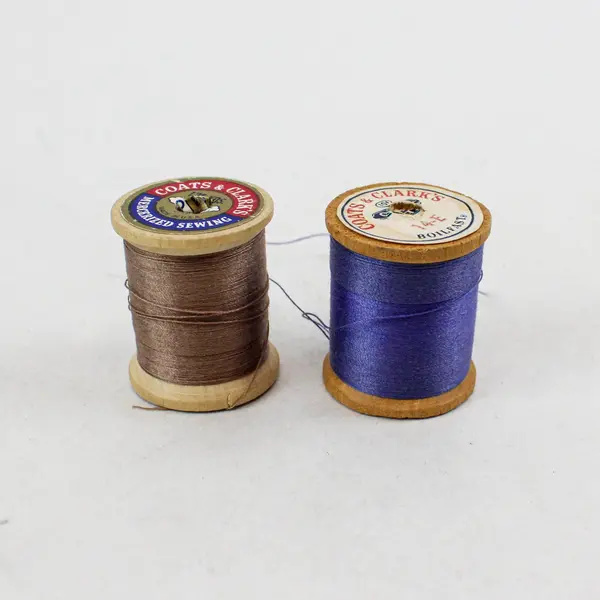 Lot of 7 Sewing Thread Spools Assorted Colors Pre-Owned