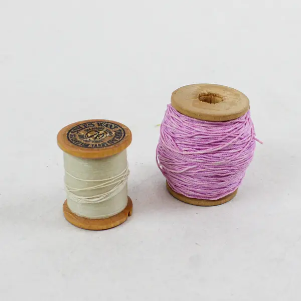 Lot of 7 Sewing Thread Spools Assorted Colors Pre-Owned