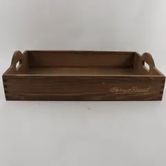 Harry & David Wooden Serving Tray with Handles