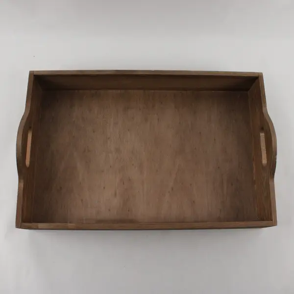 Harry & David Wooden Serving Tray with Handles