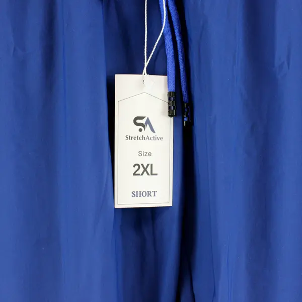 StretchActive Men's 2XL Blue Short Workout Pants