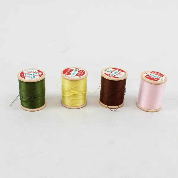 Lot of 11 Mixed Brand Sewing Thread Spools Clark's J&P Coats Craft